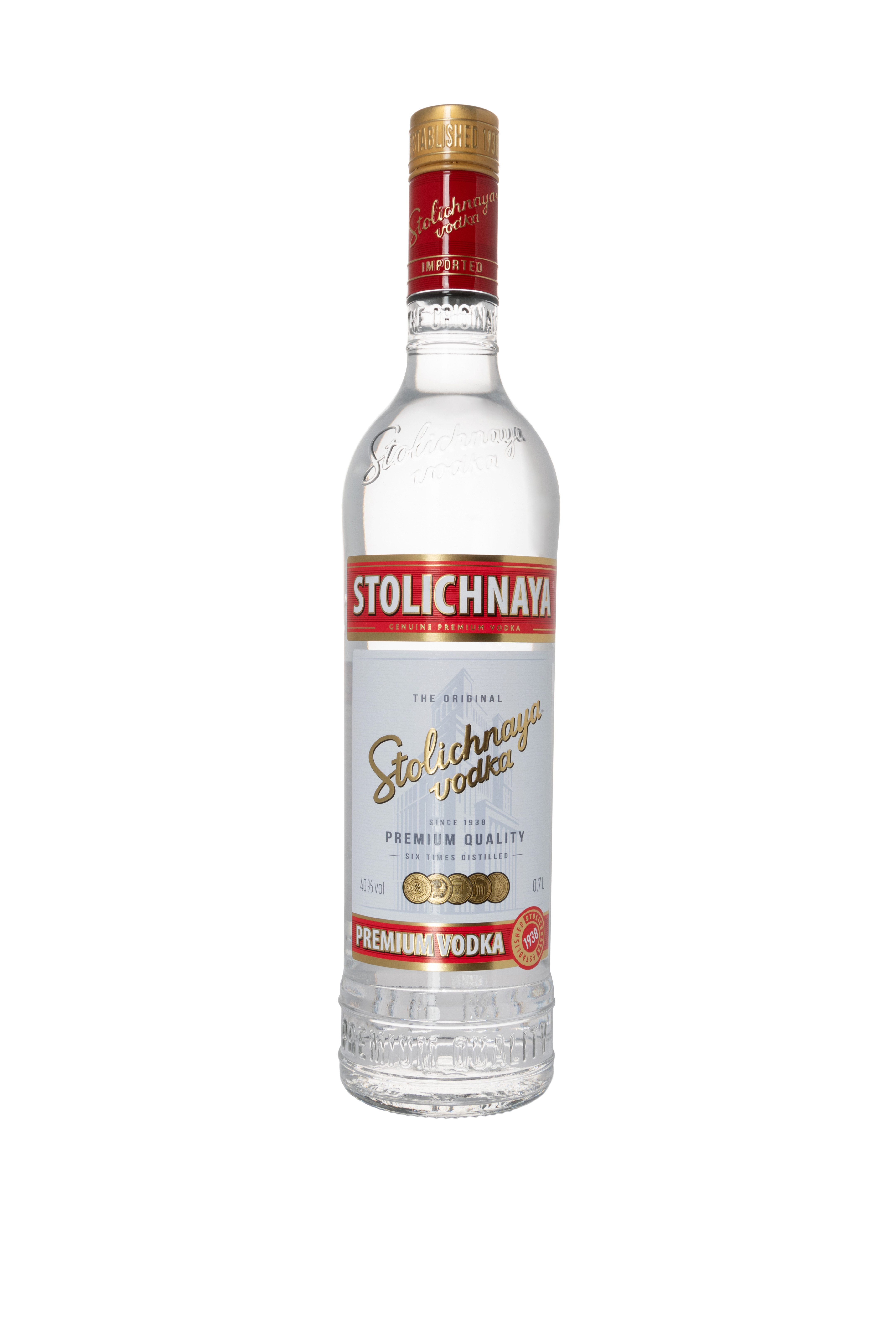 STOLICHNAYA 0.70L 40% (čistá fľaša)