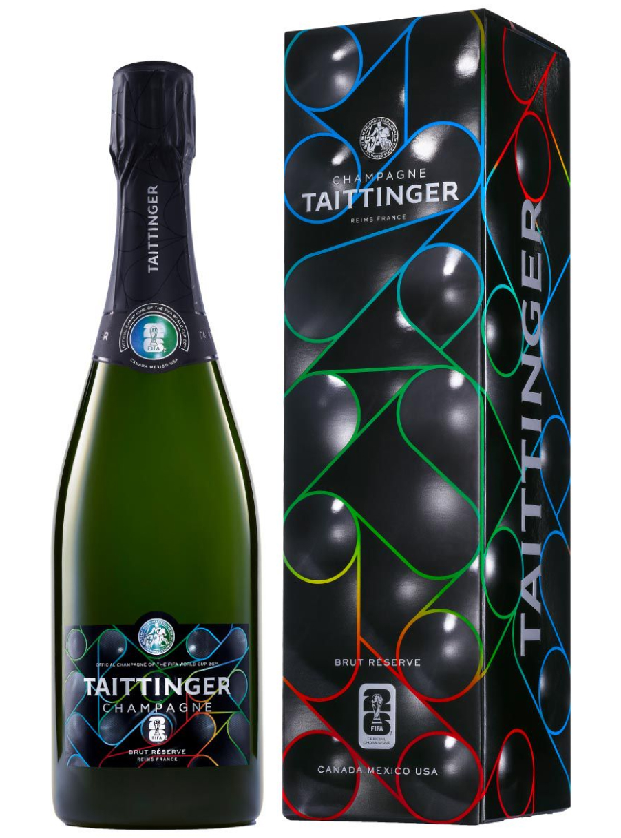 TAITTINGER BRUT RESERVE FIFA WORLD CUP 0.75L 12.5% GB (kartón)