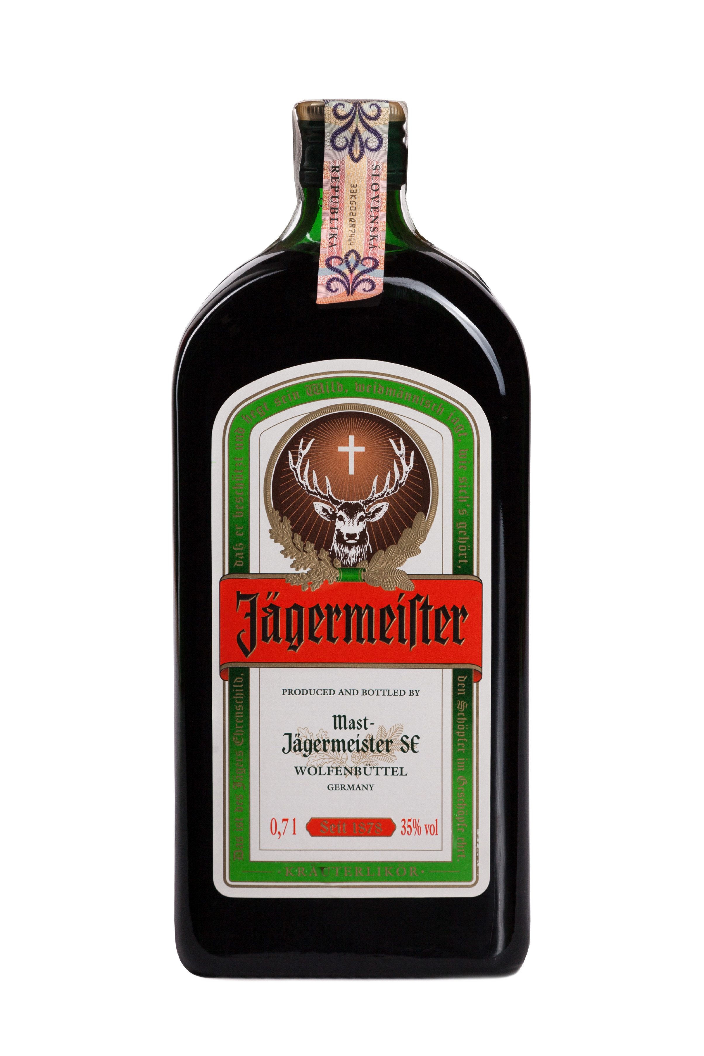 Jägermeister 35% 0,7l (čistá fľaša)