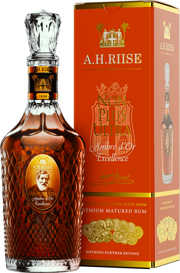 A.H. Riise Non Plus Ultra Ambre d'Or Excellence 42% 0,7l (kartón))