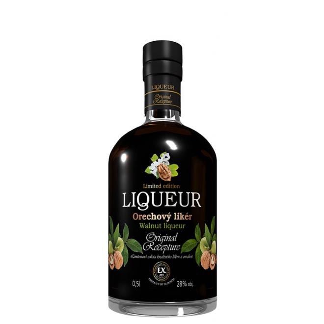 PRELIKA WALNUT LIQUEUR 0.50L 28% (clear bottle)