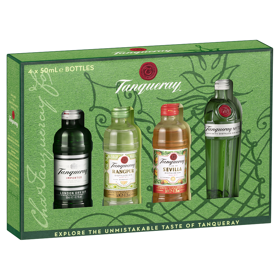 TANQUERAY TASTING SET 4X0.05L 43.3% GB (set)