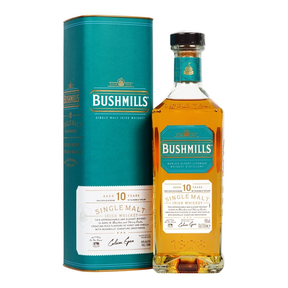 BUSHMILLS 10 YO 0.70L 40% GB (tuba)