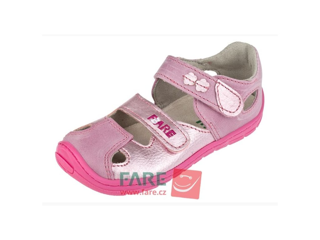 Fare Bare barefoot dívčí sandálky B5461151