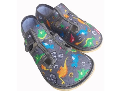 Anatomic barefoot bačkory dino B001B