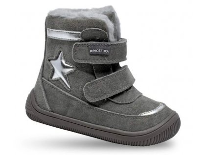 Zimní boty Linet Grey Protetika  BAREFOOT