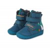 D.D.Step zimní boty W071-318A modrý krokodýl