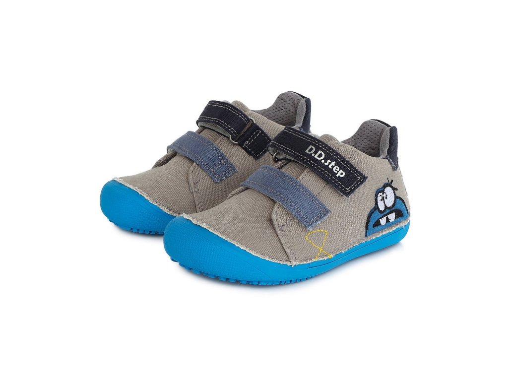 Barefoot plátěné tenisky D.D.step C063-313A Grey (Varianta produktu 30)