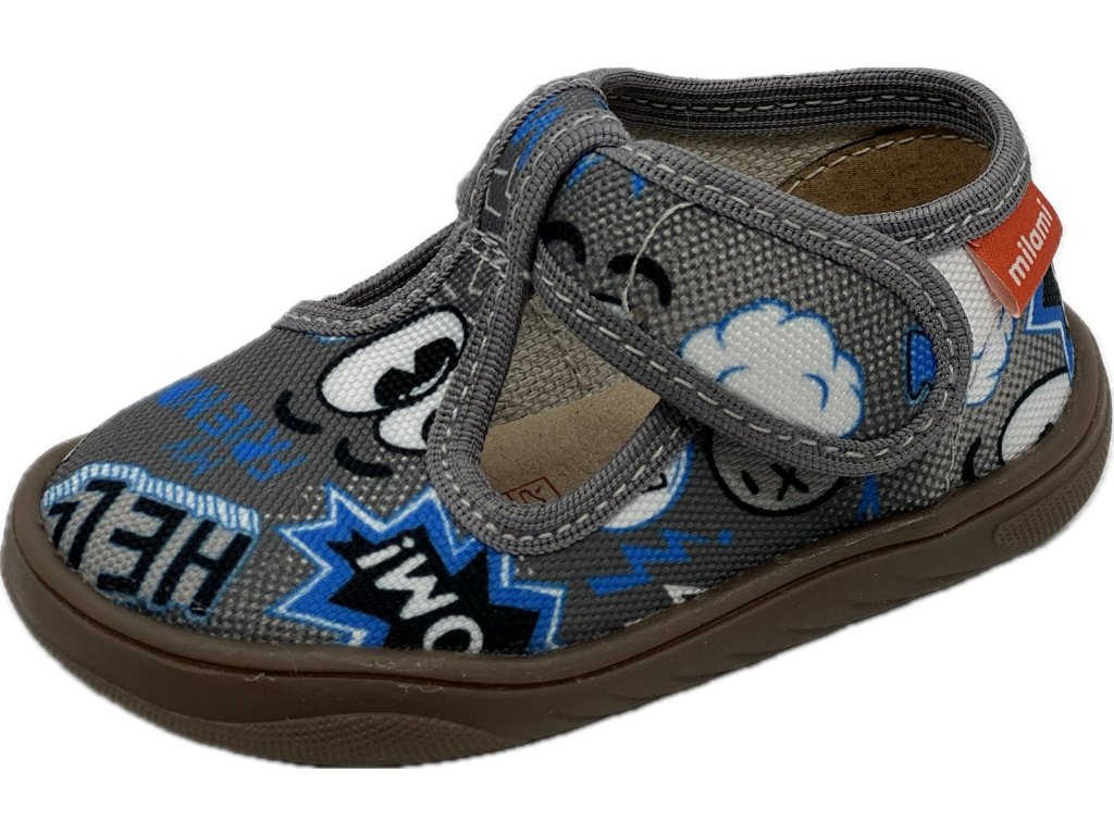 Barefoot plátěnky Milami BF1 VJ42 Grey (Varianta produktu 31)