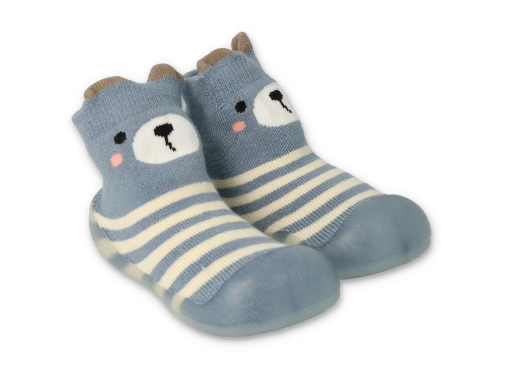 Botičky Befado 002P018 tmavomodrá proužek (Varianta produktu 22)