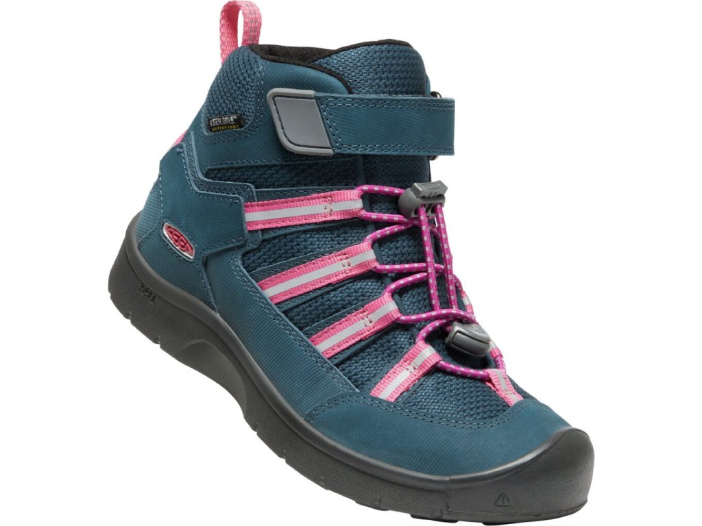 Boty KEEN Hikeport 2 Sport Mid WP JR blue wing teal/fruit dove (Varianta produktu 32/33)