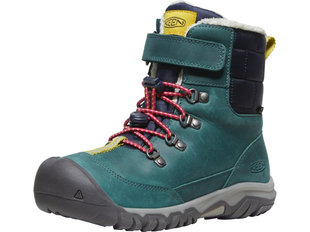 Boty KEEN Kanibou WP Children deep lagoon/jazzy (Varianta produktu 30)