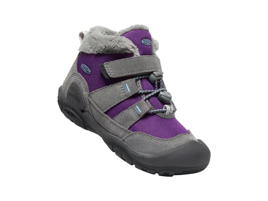 Boty KEEN Knotch Chukka Children steel grey/charisma (Varianta produktu 24)