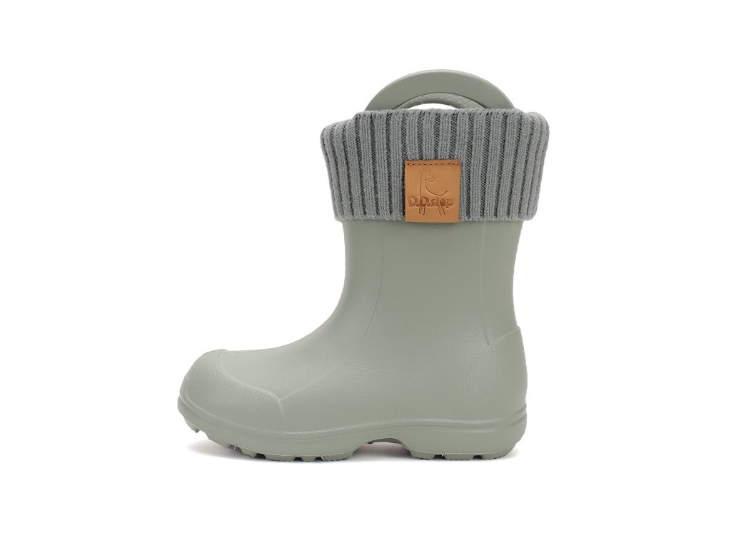 D.D.Step Rainboot holínky Water Lili Green (Varianta produktu 20/21)