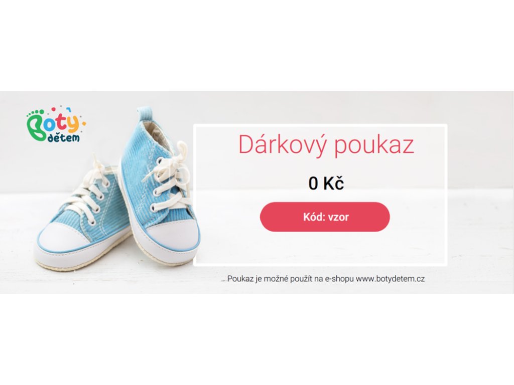 Dárkový poukaz (Varianta produktu hodnota 100 Kč)
