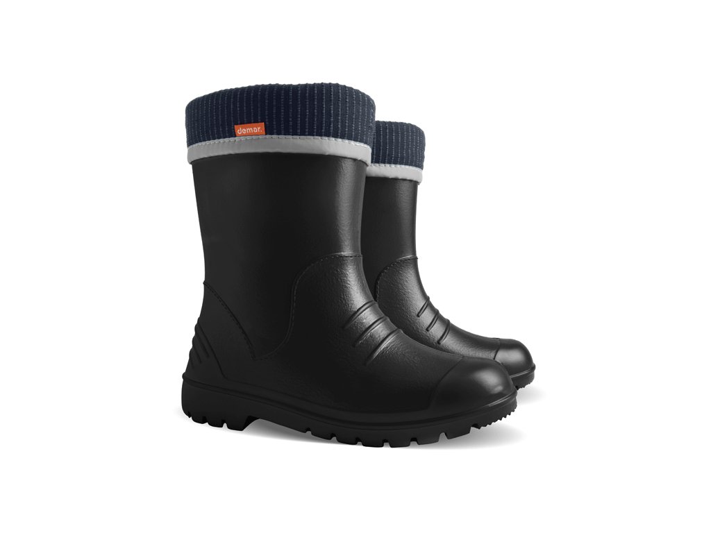 Demar DINO 0310 I grafitová dětské zatepelené holínky (Varianta produktu 22/23)