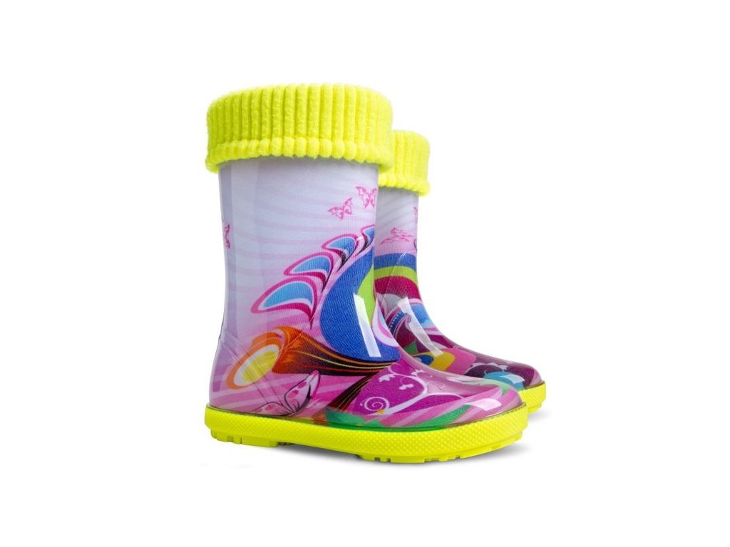 Demar HAWAI LUX EXCLUSIVE EA hipi dětské zateplené holínky (Varianta produktu 20/21)