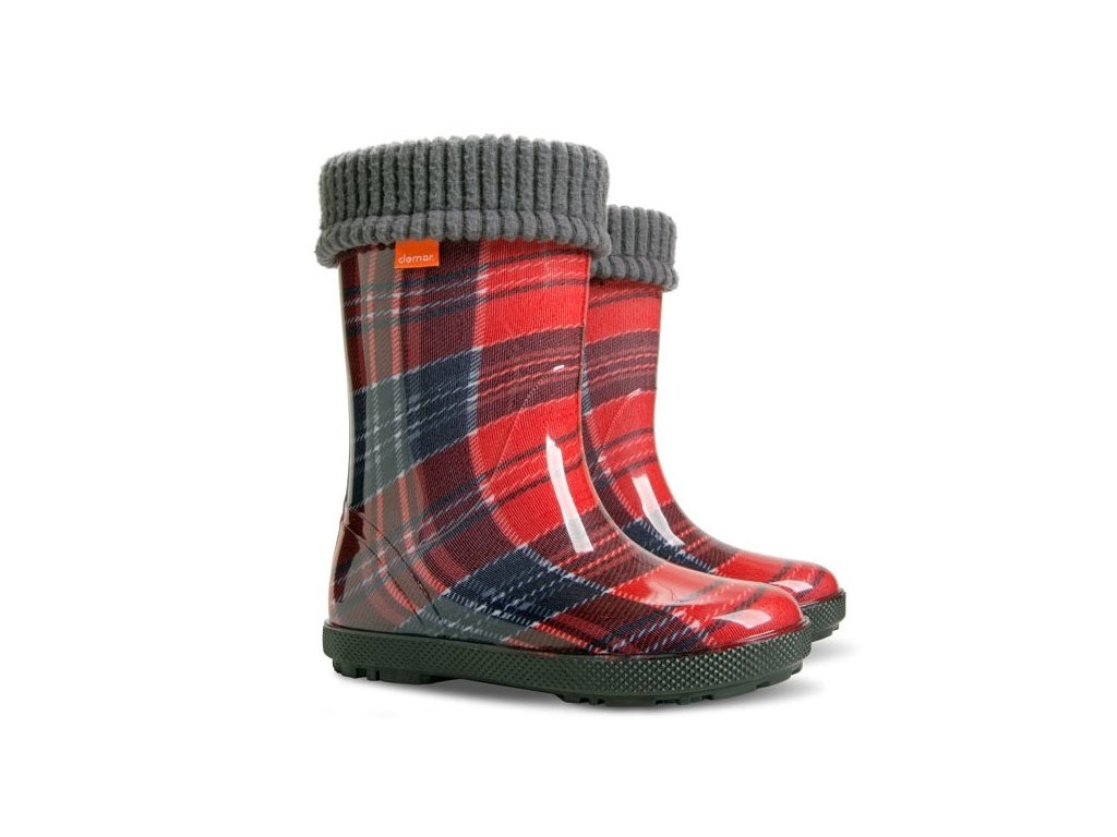 Demar HAWAI LUX PRINT AD kostka dětské zateplené holínky (Varianta produktu 20/21)