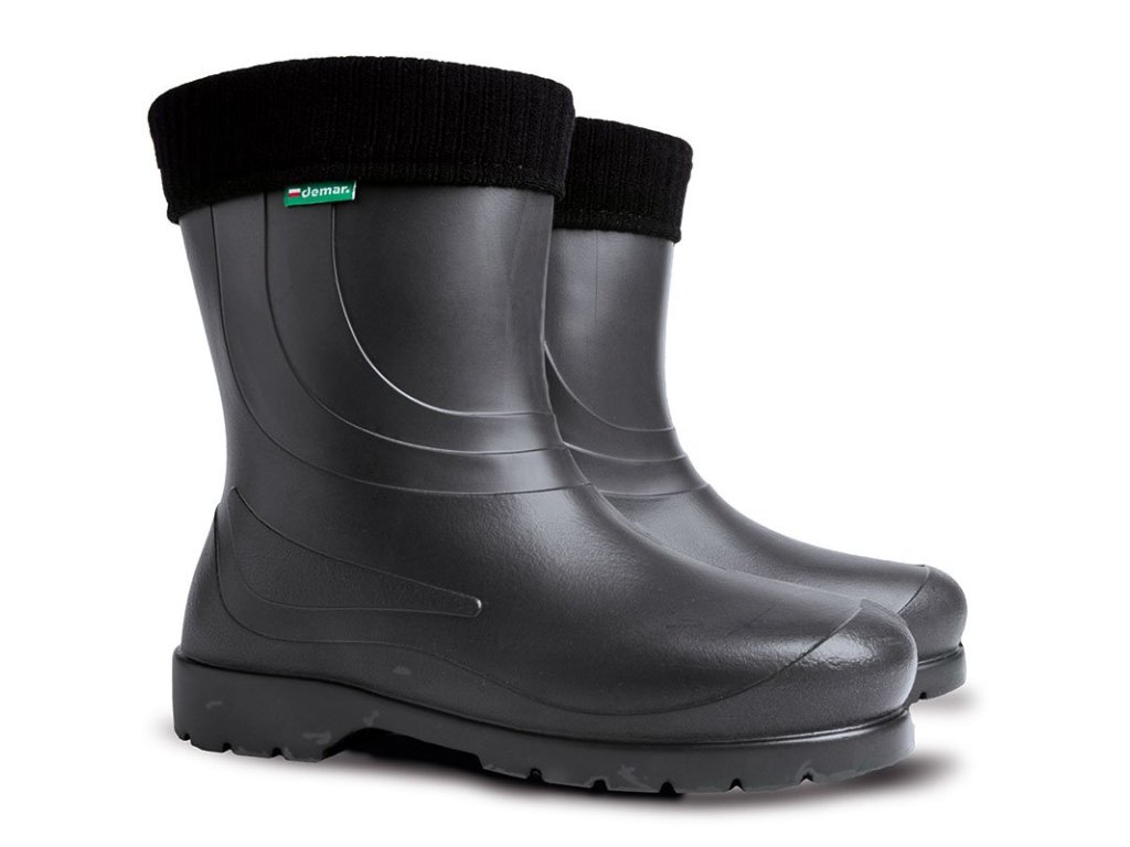 Demar LAURA E černá zateplené holínky (Varianta produktu 36)