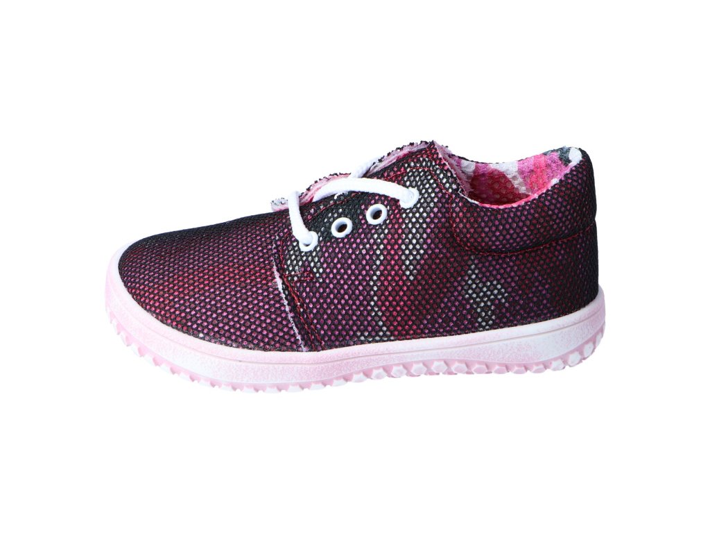 Jonap barefoot boty B7 růžová maskáč (Varianta produktu 21)