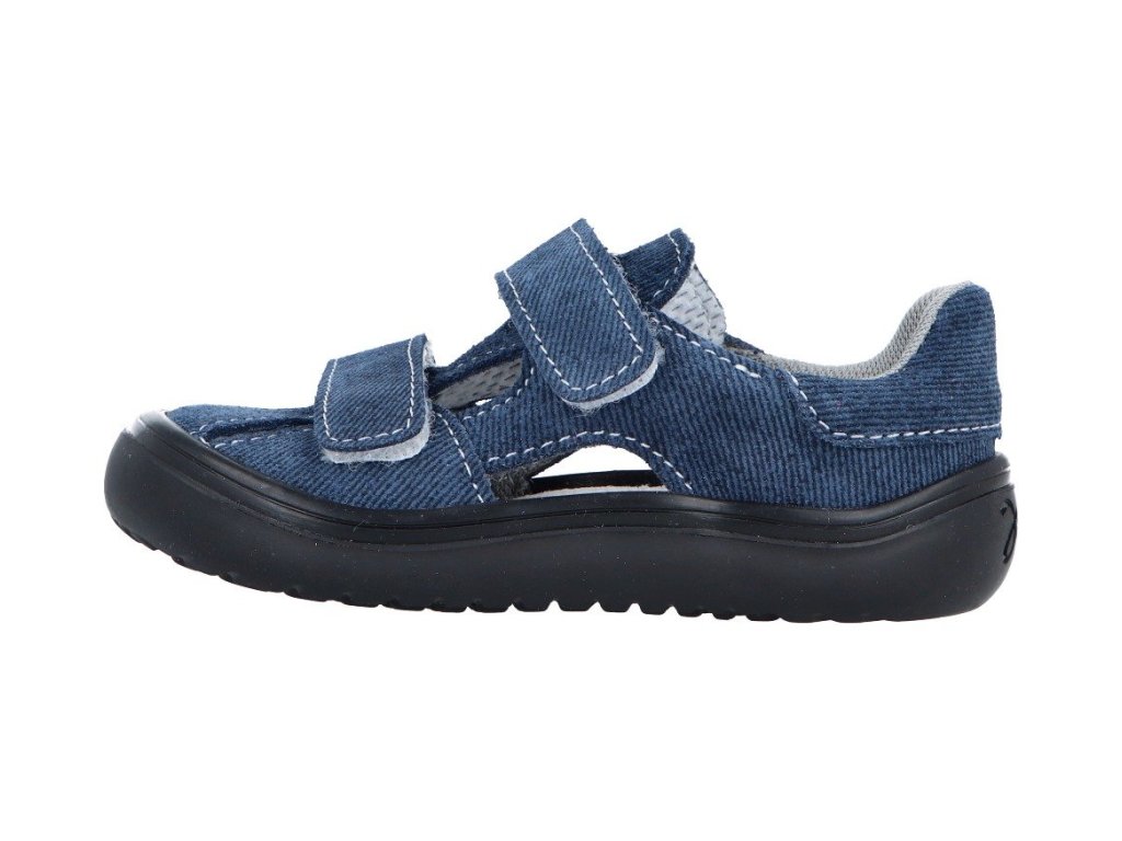 Jonap barefoot kožené sandálky Daisy modrá riflovina (Varianta produktu 24)