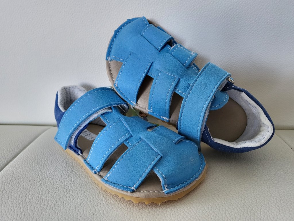 Jonap barefoot sandálky Zula MF modrá tyrkys (Varianta produktu 22)