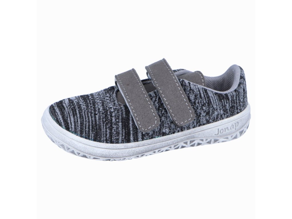 Jonap barefoot tenisky Knitt 3D šedá melír (Varianta produktu 25)