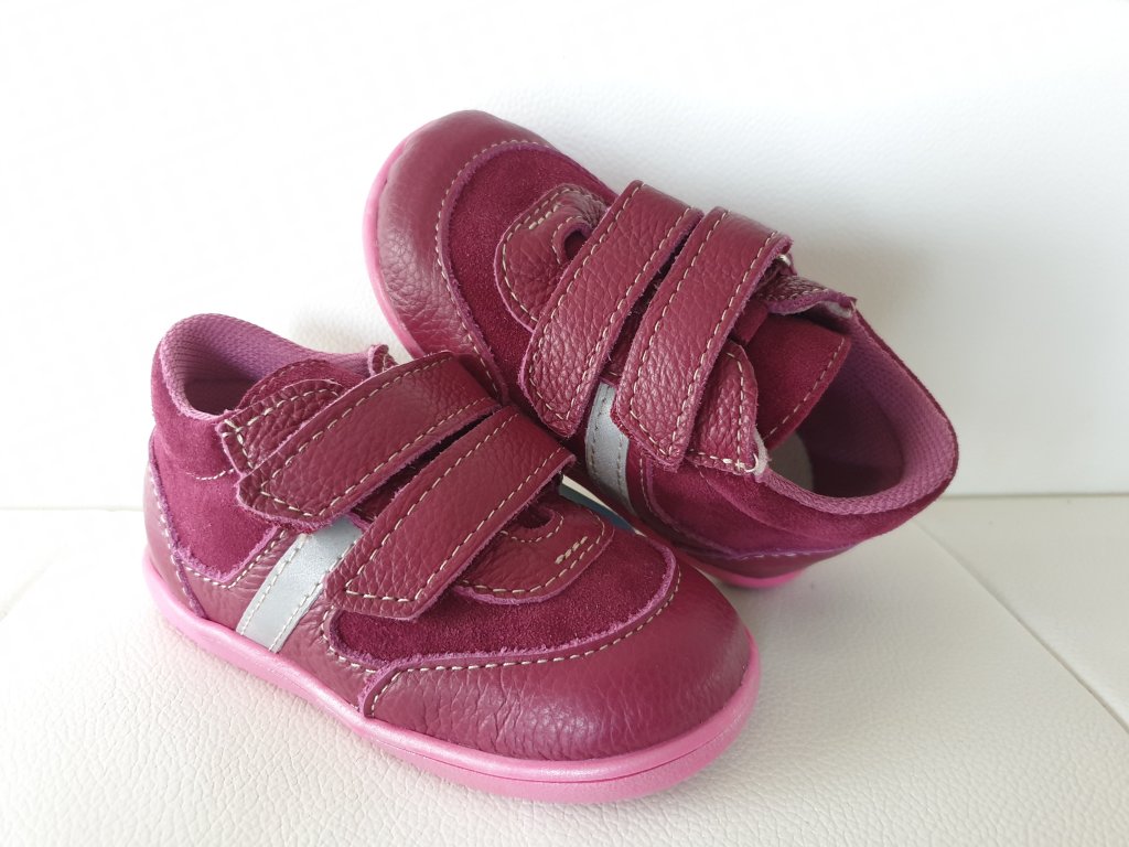 Jonap kožené boty 051MV light vínová 2 (Varianta produktu 23)