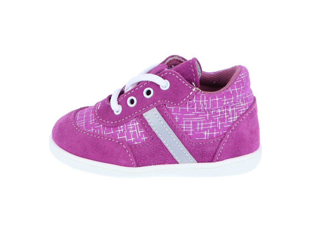 Jonap kožené boty 051S light fialová třpyt (Varianta produktu 24)