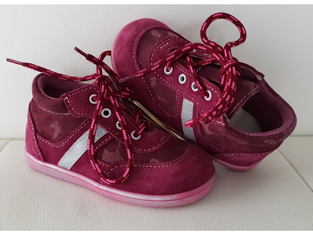 Jonap kožené boty 051S light vínová maskáč (Varianta produktu 25)