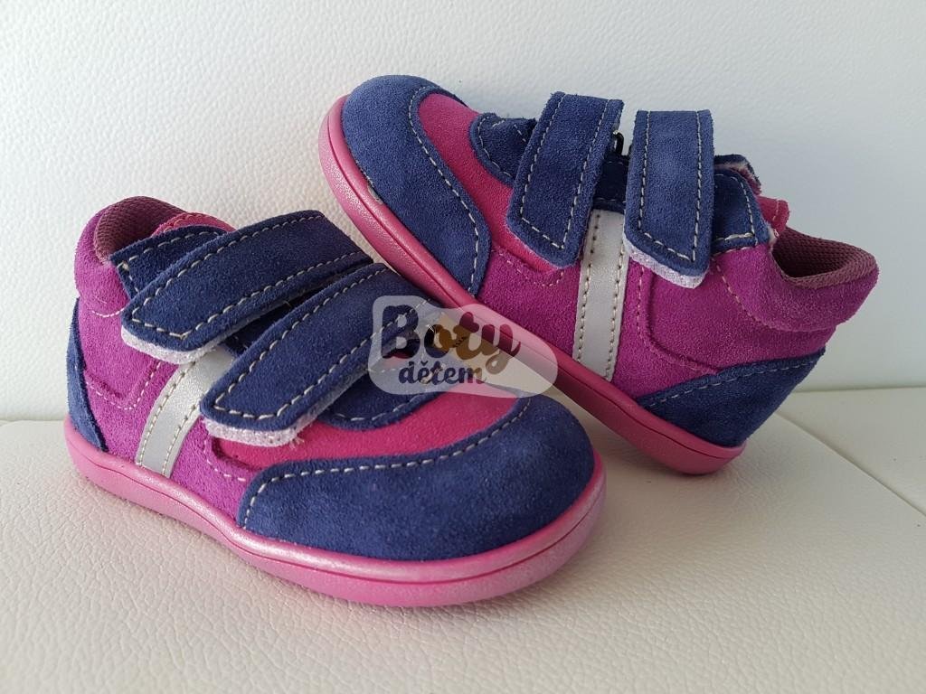 Jonap kožené boty 051SV light modrá fialová (Varianta produktu 18)