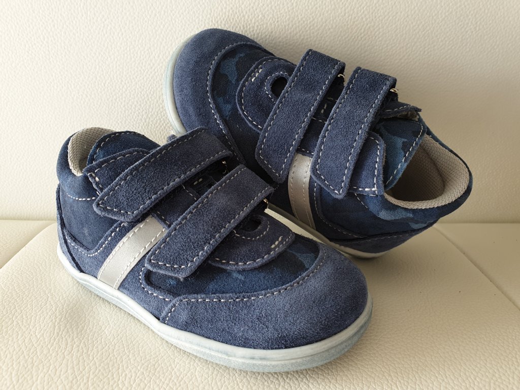 Jonap kožené boty 051SV light modrá maskáč (Varianta produktu 18)