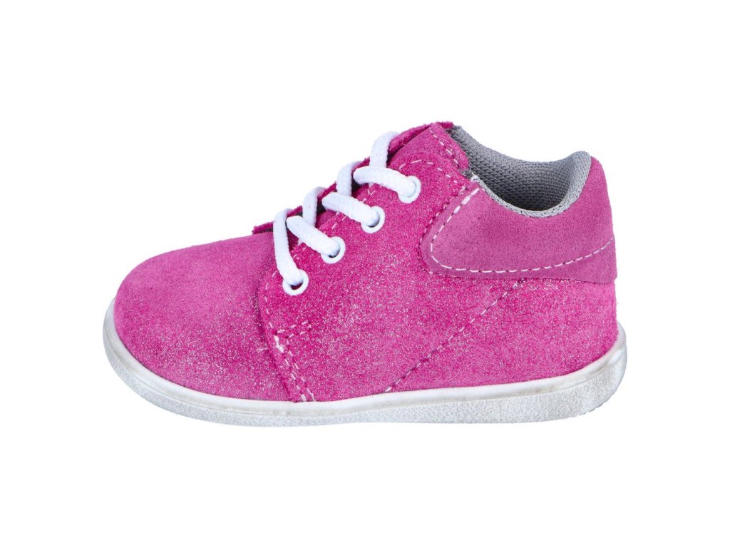 Jonap kožené capáčky KID tmavá růžová devon (Varianta produktu 18)