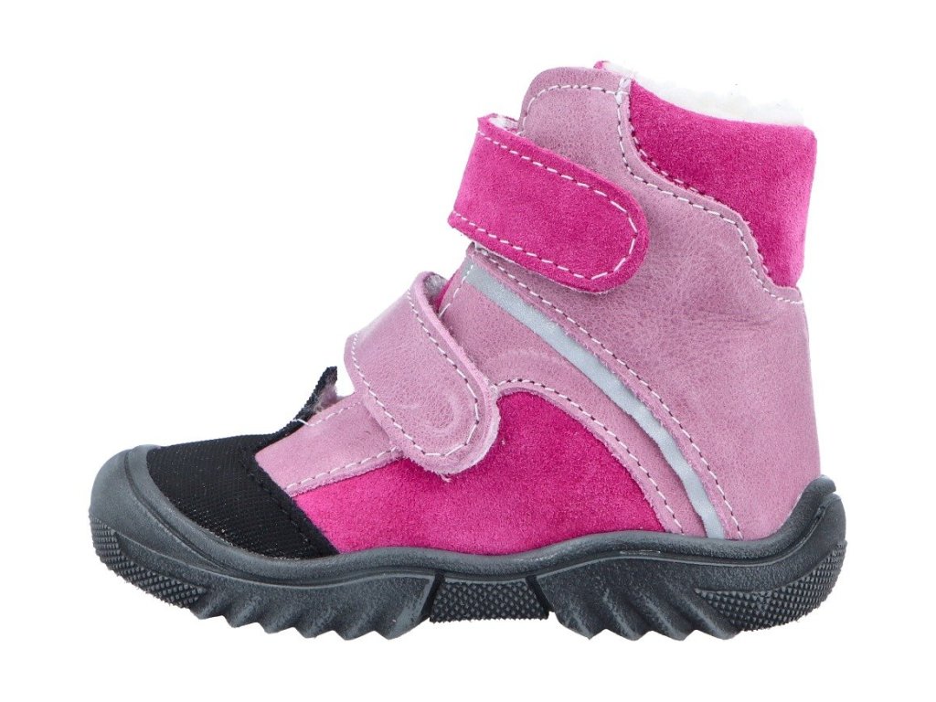 Jonap zimní kožené boty 055 M světle růžová (Varianta produktu 22)