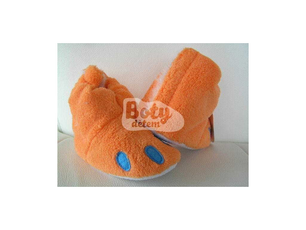 Kojenecké capáčky Bobas ZB-121 oranžová (Varianta produktu 18)