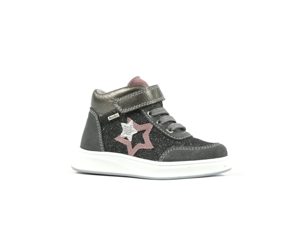 Kožená obuv s membránou Laura Richter 3607-4111-6301 šedá (Varianta produktu 25)