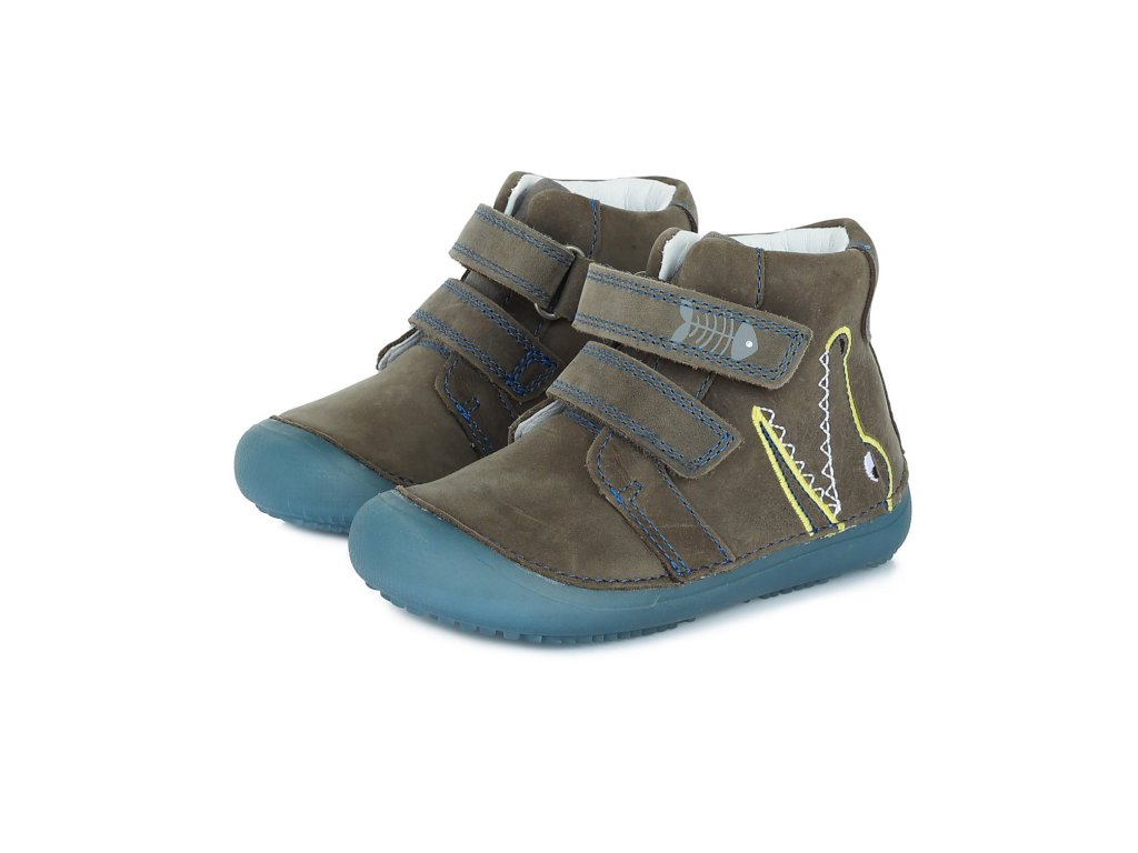 Kožené barefoot boty D.D.step A063-220A Grey (Varianta produktu 30)