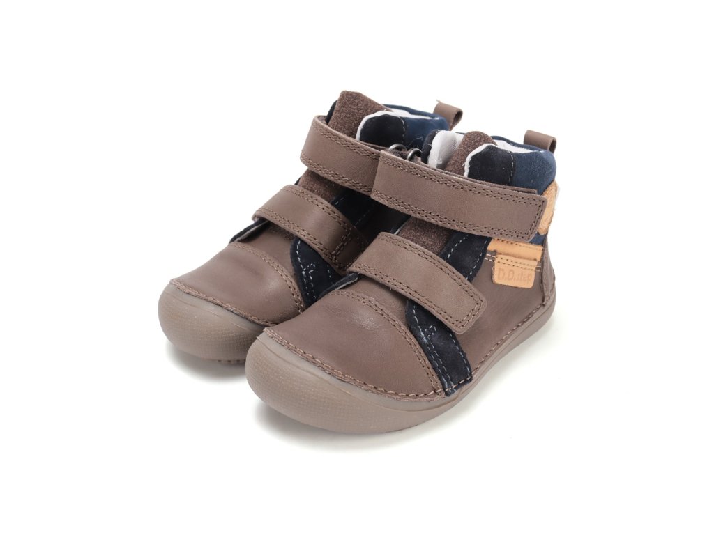 Kožené barefoot boty D.D.step A063-52570B Chocolate (Varianta produktu 25)