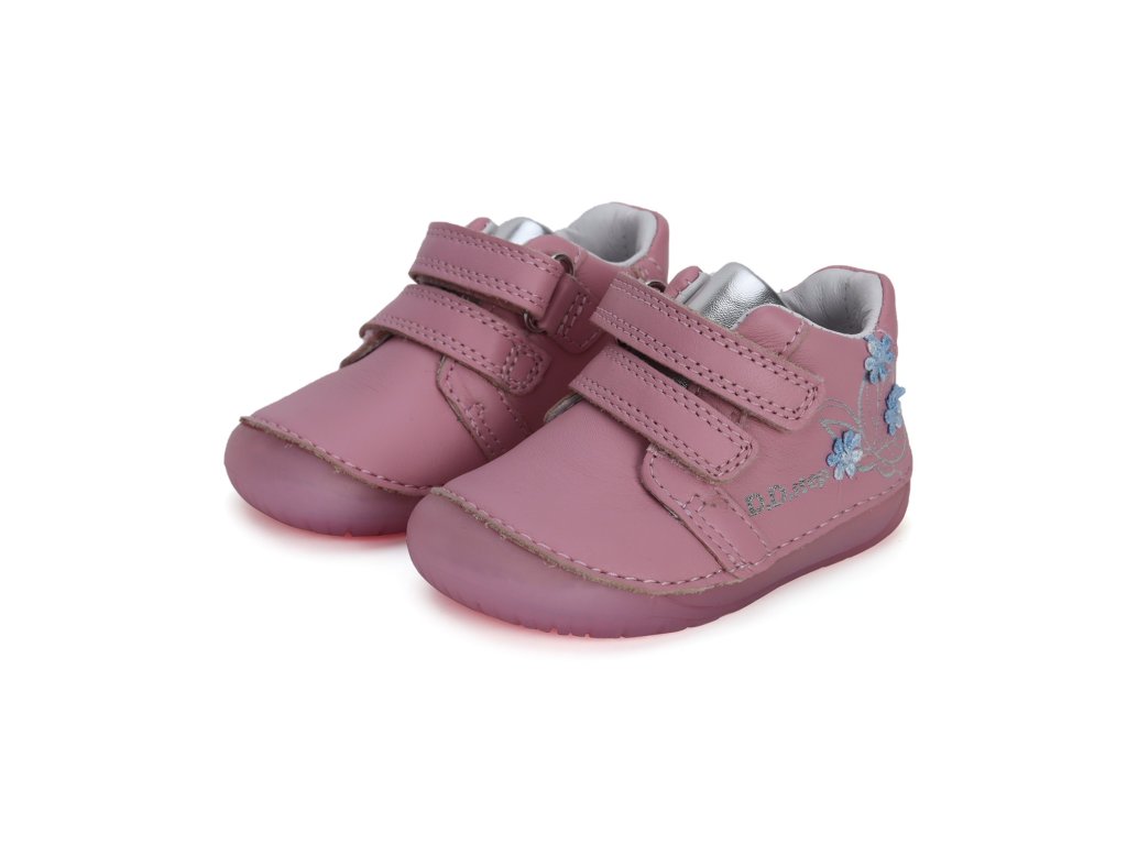 Kožené barefoot boty D.D.step S070-41484A Pink (Varianta produktu 21)