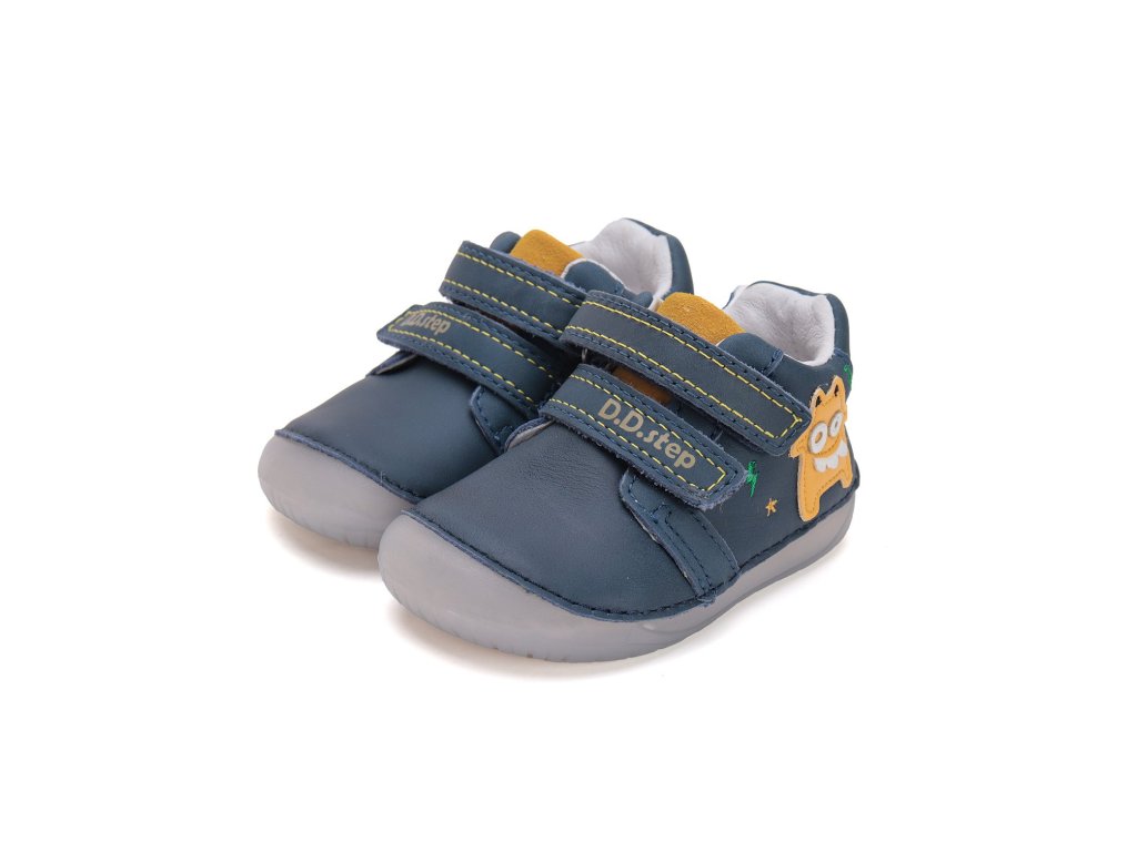 Kožené barefoot boty D.D.step S070-51698 Royal Blue (Varianta produktu 21)