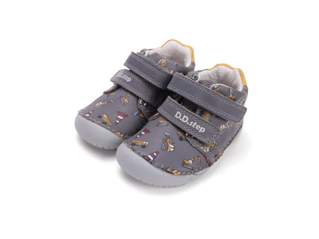 Kožené barefoot boty D.D.step S070-52480A Dark Grey (Varianta produktu 21)