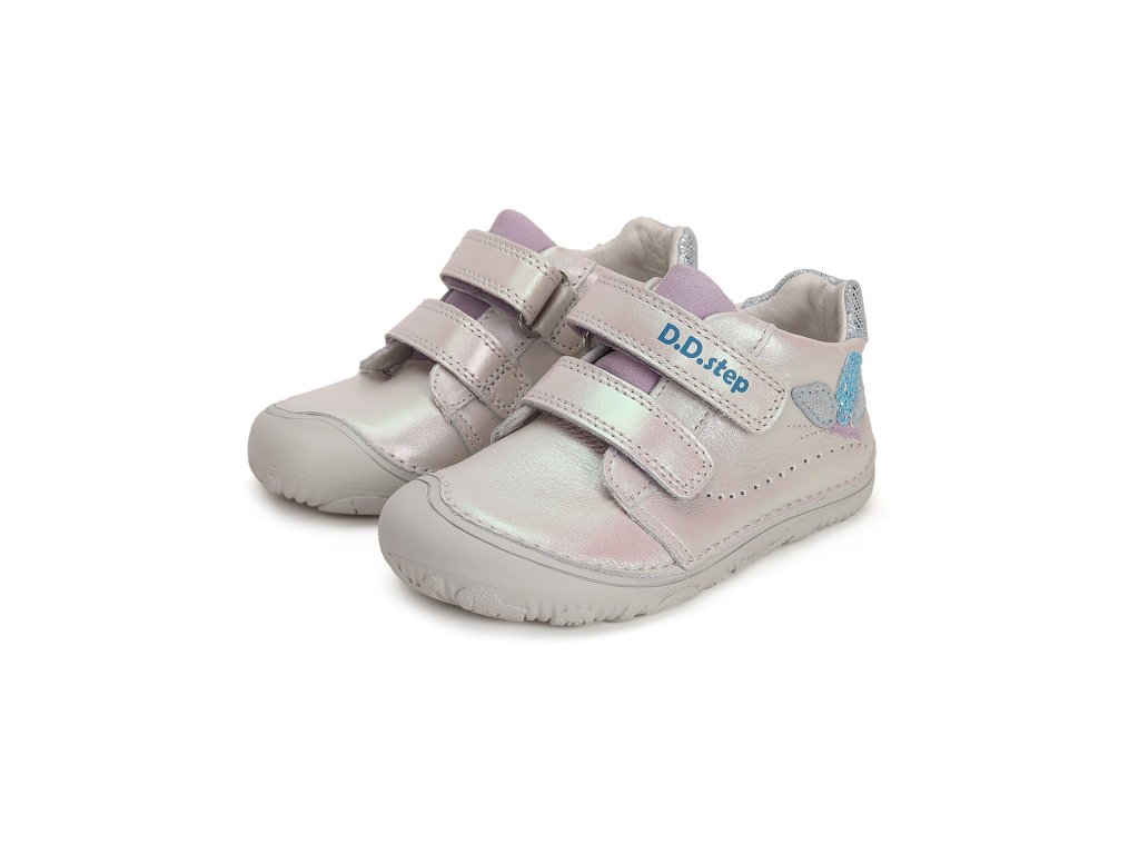 Kožené barefoot boty D.D.step S073-41984A Silver (Varianta produktu 20)