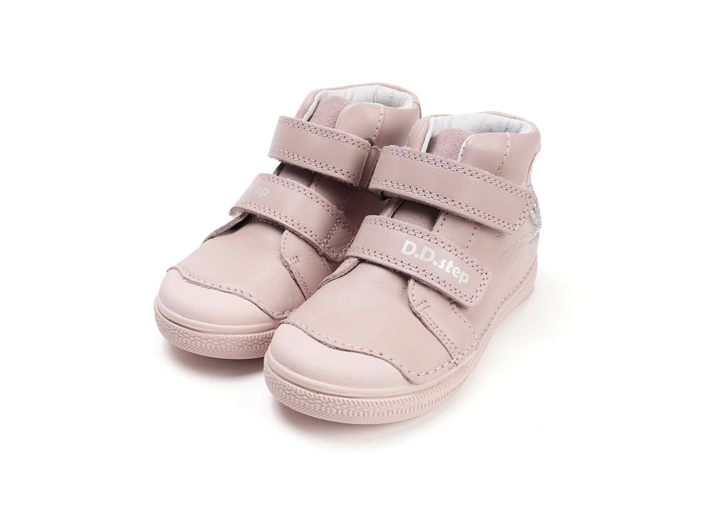 Kožené boty D.D.step A049-52135 Baby Pink (Varianta produktu 25)