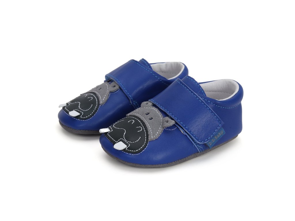 Kožené capáčky D.D.step K1596-41650 Bermuda Blue (Varianta produktu S)