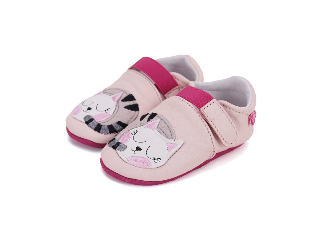 Kožené capáčky D.D.step K1596-51276 Baby Pink (Varianta produktu M)