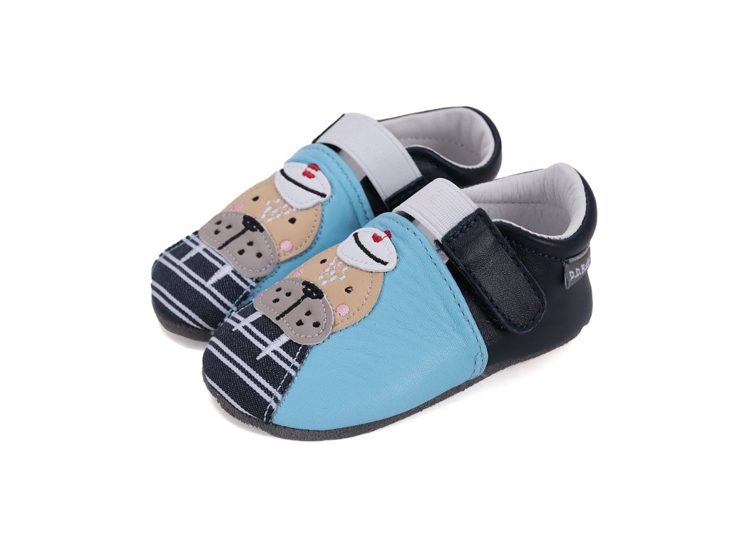 Kožené capáčky D.D.step K1596-51857 Calypso Sky (Varianta produktu S)