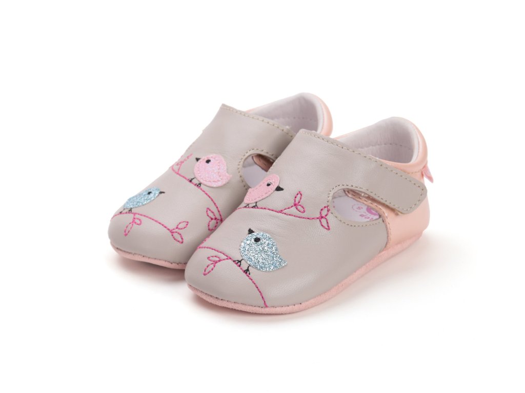 Kožené capáčky D.D.step K1596-52414 Grey (Varianta produktu S)