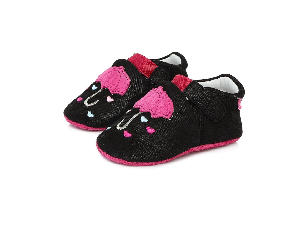 Kožené capáčky D.D.step K1596-759 black (Varianta produktu M)