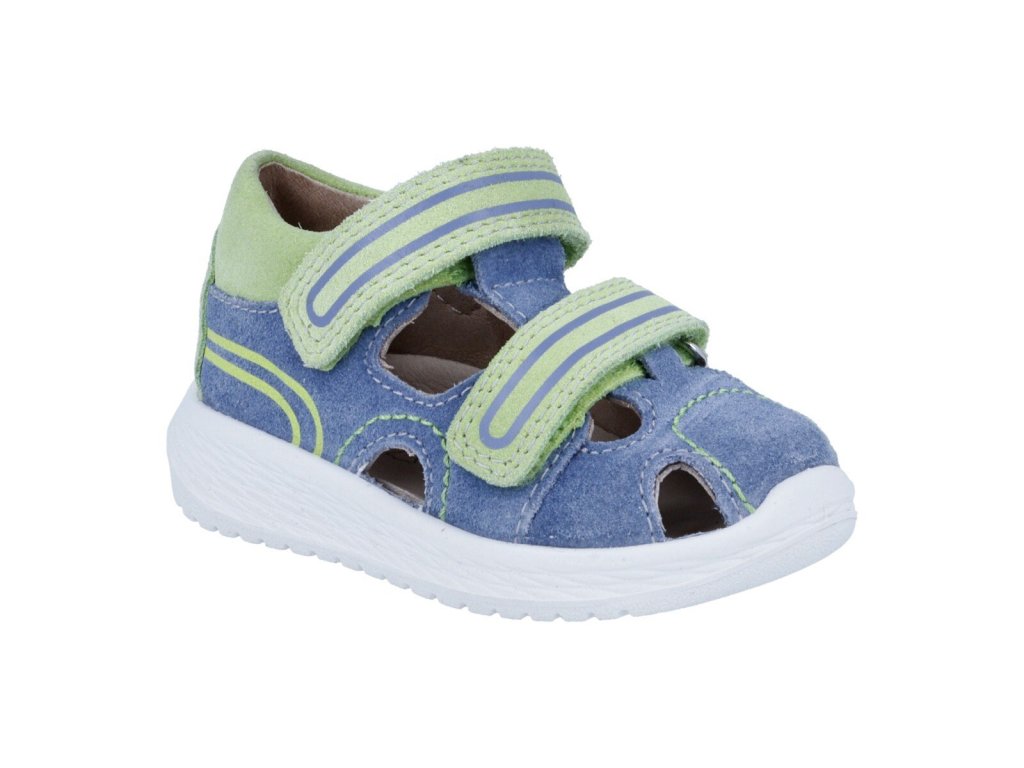 Kožené sandálky Timmy Richter 0668-1212-6621 infinity/lime (Varianta produktu 21)