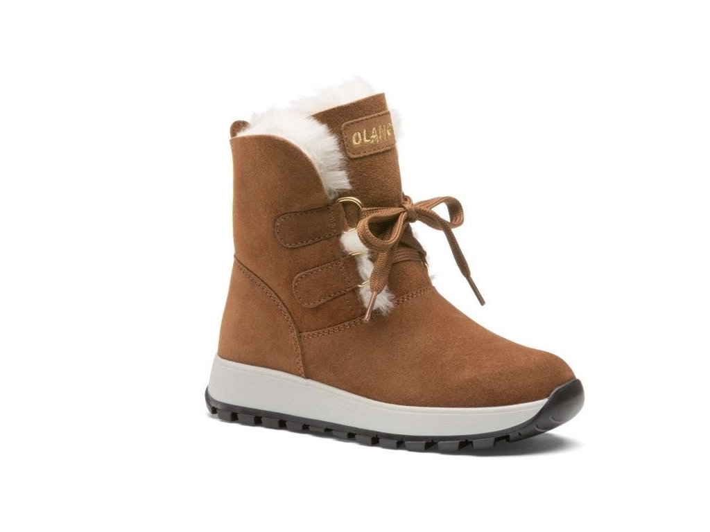 Olang zimní boty Lappone Kid 85 Cuoio (Varianta produktu 30)